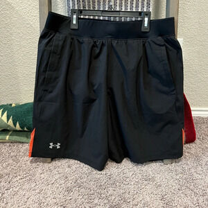 Under Armour men’s speedpocket 9” running shorts size Large